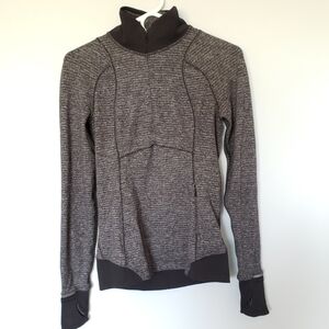 Lululemon Runderful 1/2 Zip Pullover Black Sz small